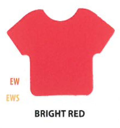 Siser HTV Vinyl Bright Red Easy Weed 12"x15" Sheet